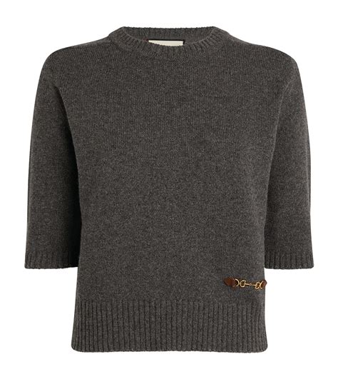 gucci white knit sweater|cashmere sweater Gucci.